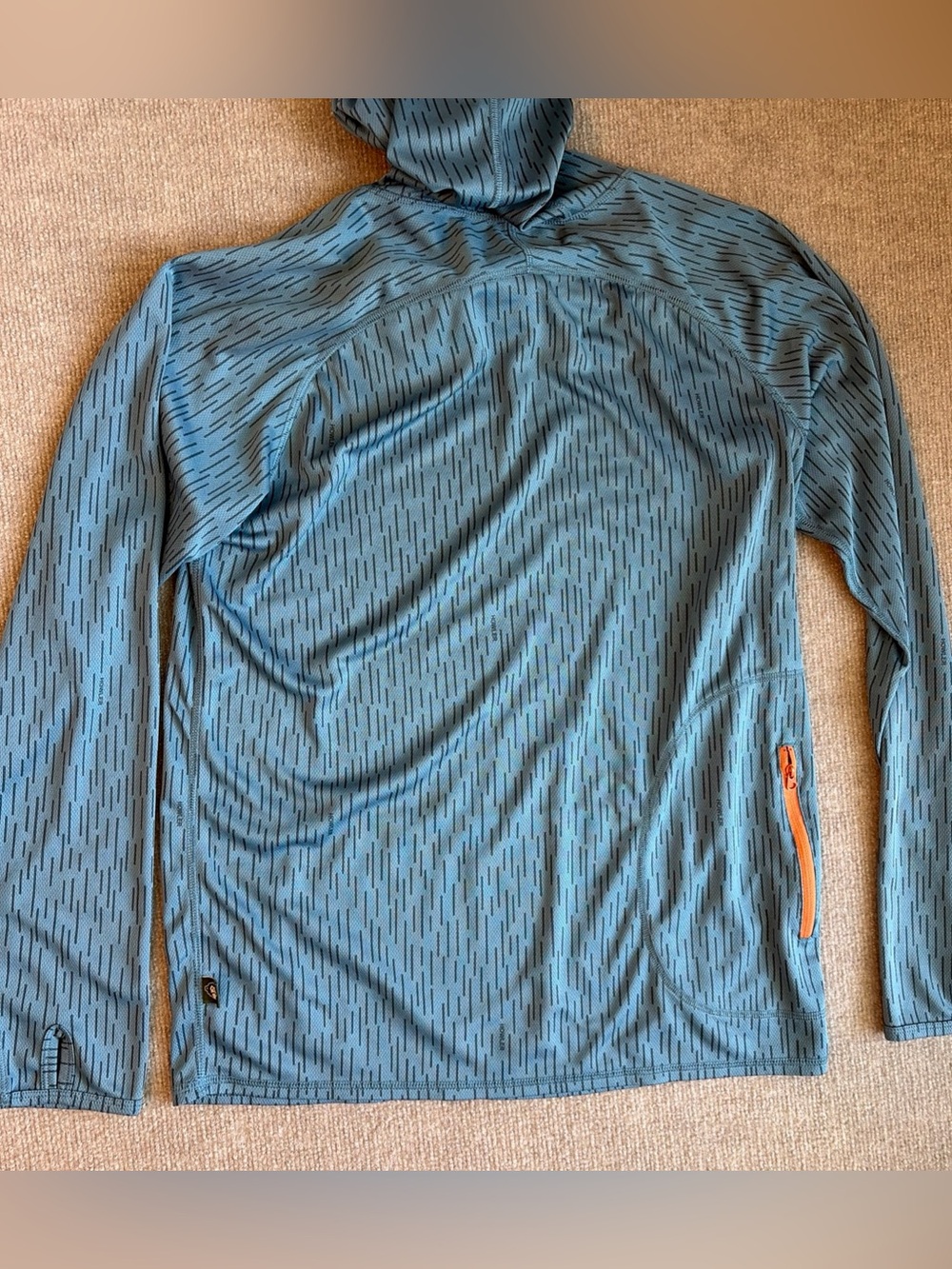 Howler Bros Men’s Sz M Loggerhead Hoodie Shirt Pacific Blue - Picture 9 of 10